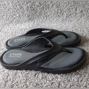 Chaps Thong Slide Flip Flops Mens XL (11 & Up) EUC